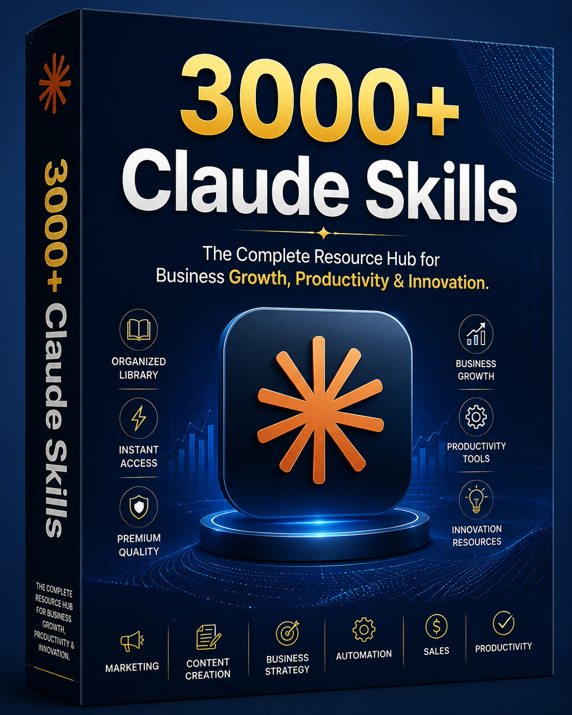 3000+ Claude Skills
The Complete Resource Hub for Business Growth, Productivity & Innovation